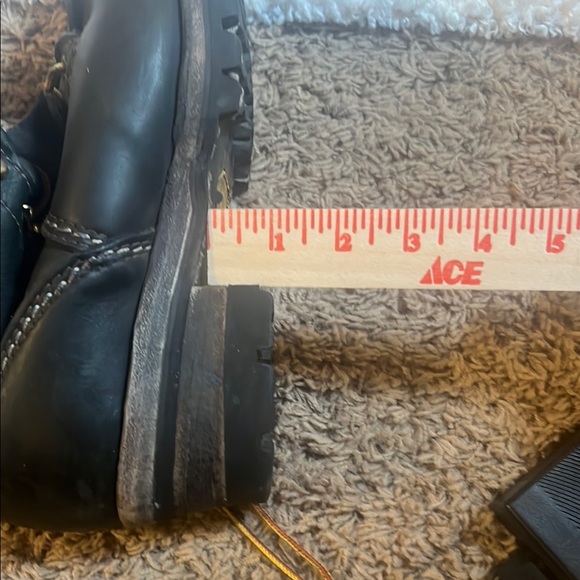 Wesco Black Leather 16” Lineman’s Boots - Picture 9 of 11